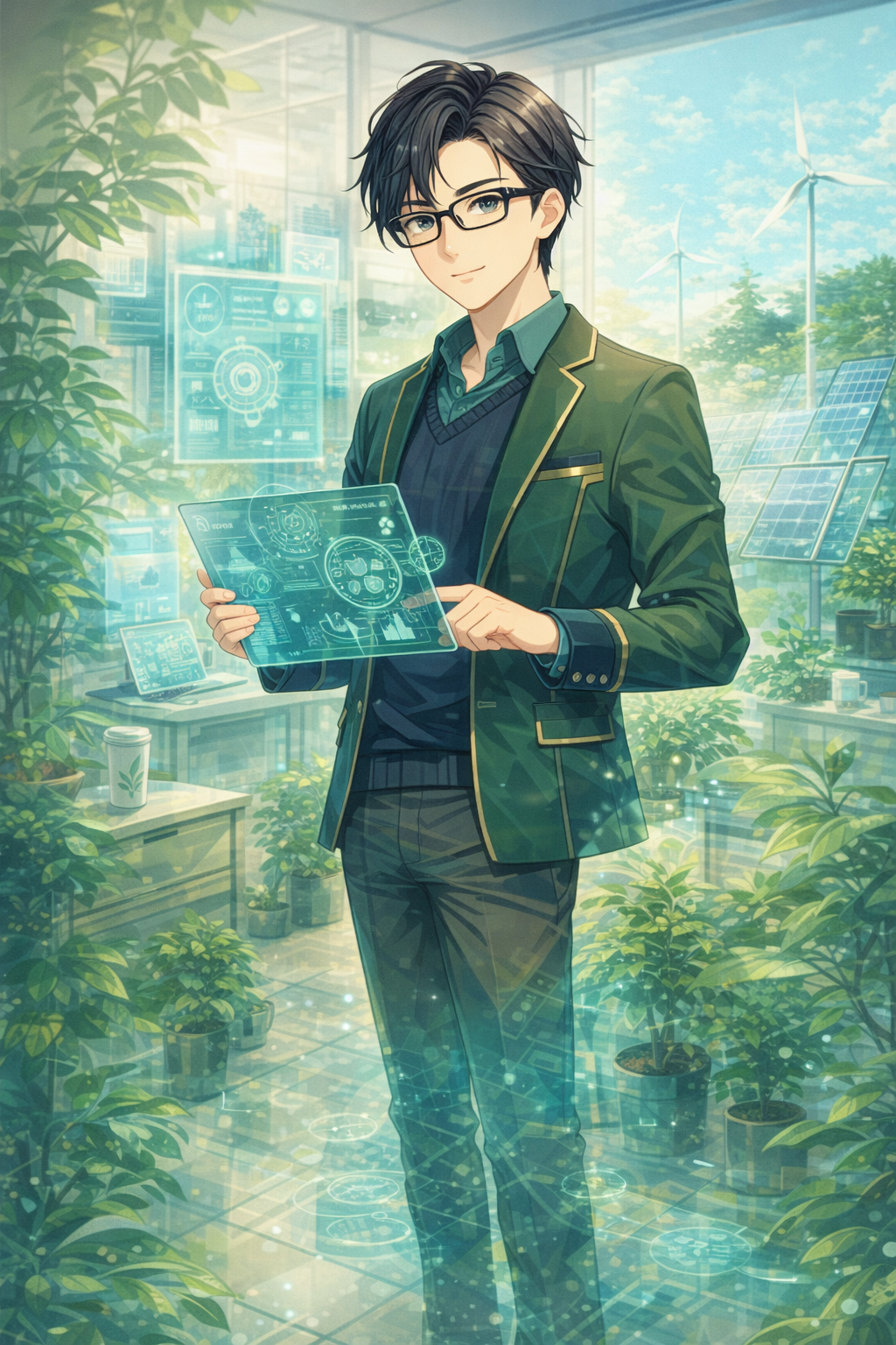 Eco-MBTI character portrait